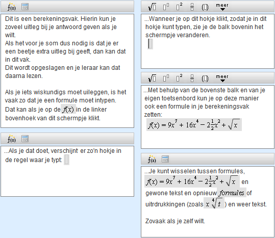 uitleg berekeningsvak