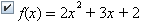 example of a filled in formula