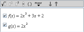 example of two filled in formula